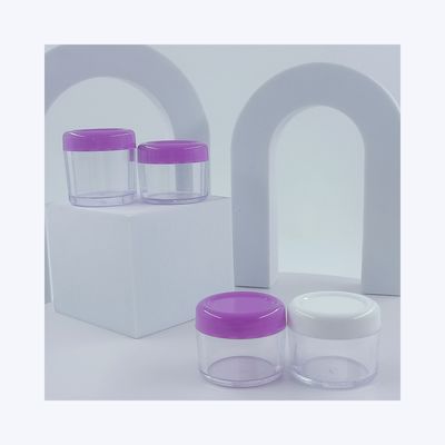 基礎材料 化粧品のカスタマイズされたカラーのためのプラスチッククリームボトル 5ml 10ml 15ml 20ml