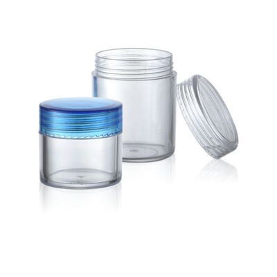 OEM/ODM 製品 高度 20ml 30ml 50ml ボリューム プラスチック蓋付き 透明なPS 空のクリームボトル