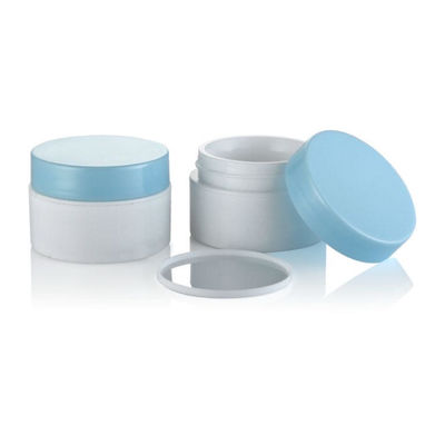 オーダーメイド ロゴ 化粧品 梱包 20ml PP クリーム グラス 天の青い蓋付き サンプル 無料提供