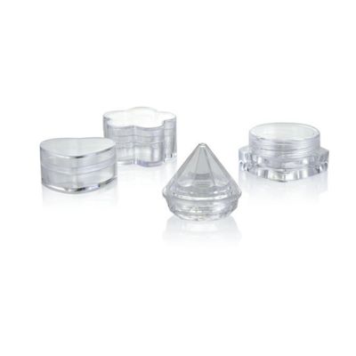 PS 素材 丸い形目 4ml 眼影と眼クリームの空き化粧品容器