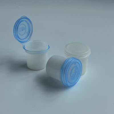カスタムPPキャンディー錠剤包装のためのアルミ蓋付きの円筒形12mlPPプラスチック容器