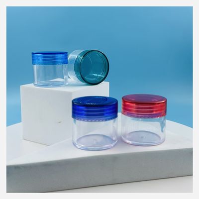 20ml 化粧品容器 空き瓶 PS 蓋付き透明プラスチック瓶