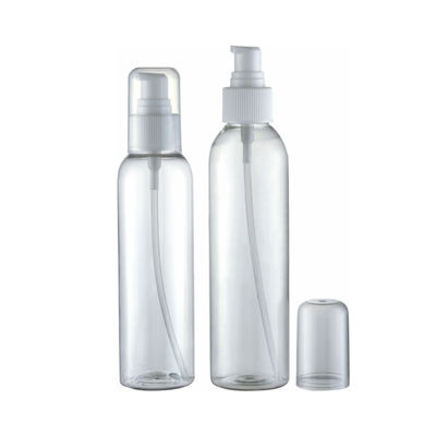 120ml 150ml コスメティック クリアなPETプラスチックボトル カスタムカラーでローションポンプスプレー