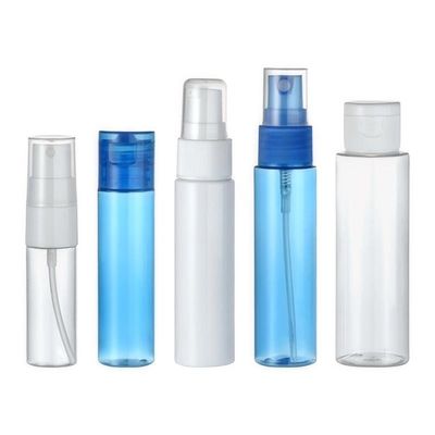 15ml 30ml 35ml 40ml 50ml PET プラスチックボトル スクリーンプリントとポンプ スプレーヤーまたはキャップ