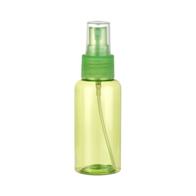 パーソナライズされた80ml PETボトル 丸肩プラスチック透明ボトル 24/410ポンプスプレーヤー