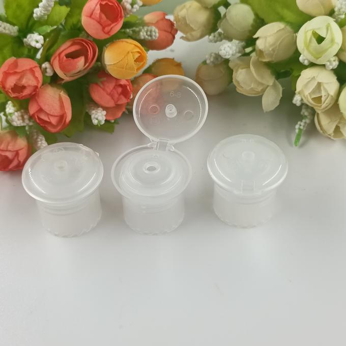 24mm 丸透明 円筒型プラスチック フリップキャップ ボトル オーダー受付 1