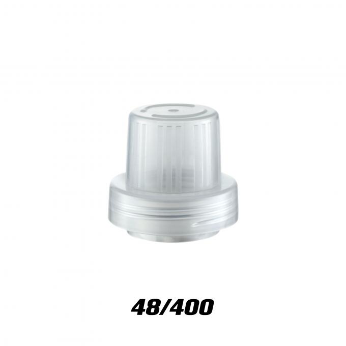 36mm 58mm PP プラスチック洗濯用洗剤 測定キャップ 48/400ボトルのための緑色のボトルキャップ 4
