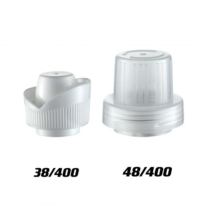 36mm 58mm PP プラスチック洗濯用洗剤 測定キャップ 48/400ボトルのための緑色のボトルキャップ 1