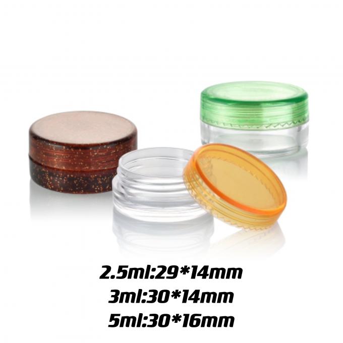 ベース素材 ps 眼クリーム グラス 2.5ml 3ml 5ml 化粧品用空クリーム 工業用 0