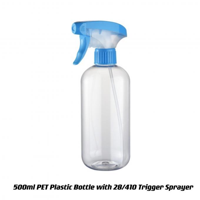 消毒剤と密封剤 型: 28/410 トリガースプレーヤー付き 500ml PET プラスチックボトル 0