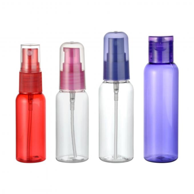 カスタムカラー 50ml PETボトル プラスチックスプレーヤー ボトル 20/410 Fine Mist Sprayer 0